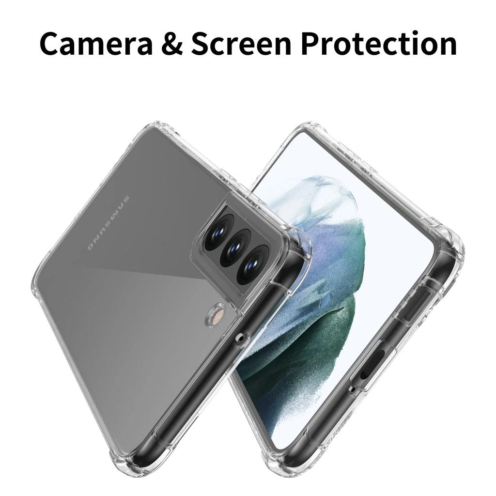 Anti-Scratch Clear Bag Soft Case for Samsung Galaxy S24 S23 S22 Ultra S21 FE 5G S20 Plus A15 A53 A33 A73 A52S A52 A14 A54 A34