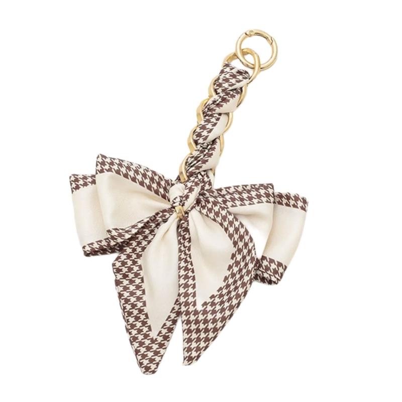 Stylish Bow Bag Chain with Adjustable Length Bowknot Extension Chain for Handbags and Clutches Handbag Accessories