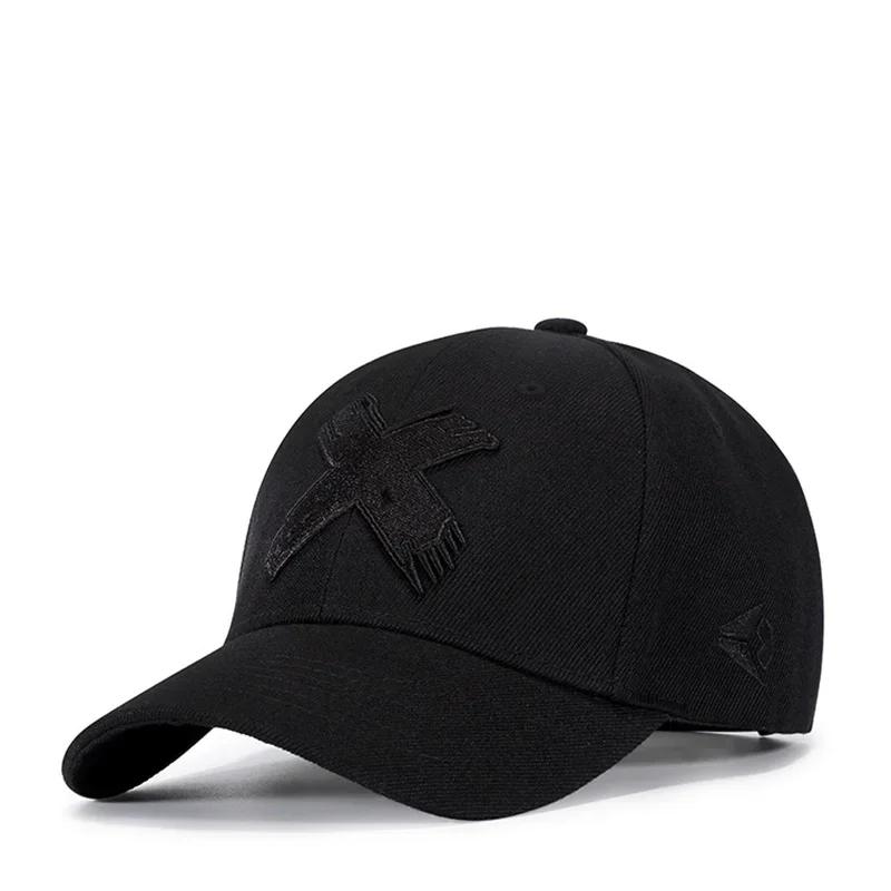 Unisex X Letter Embroidery Baseball Caps Spring Autumn Outdoor Adjustable Casual Hats Dad Hat Sunscreen Hat