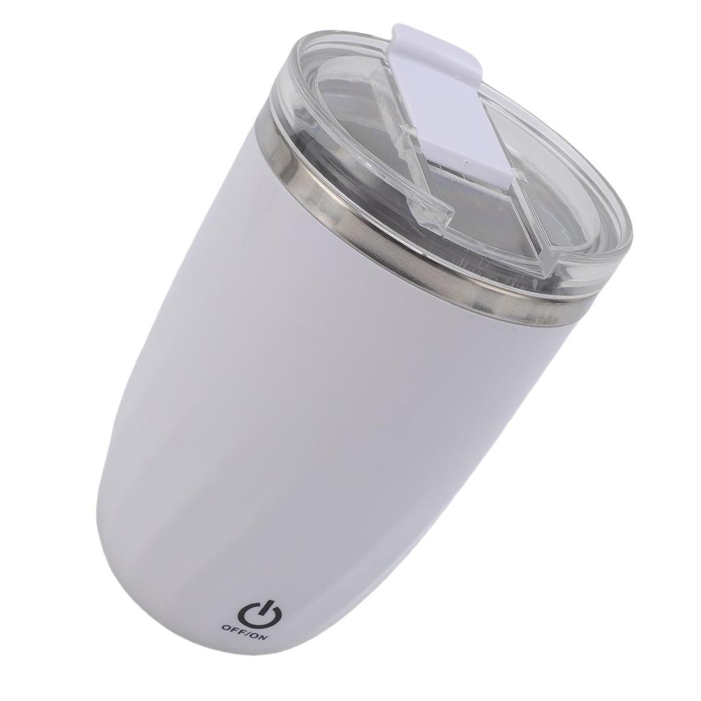 380ML Automatic Stirring Coffee Mug 304 Stainless Steel Auto Magnetic Coffee Cup Electric Mixing Mug for Home Office Gym