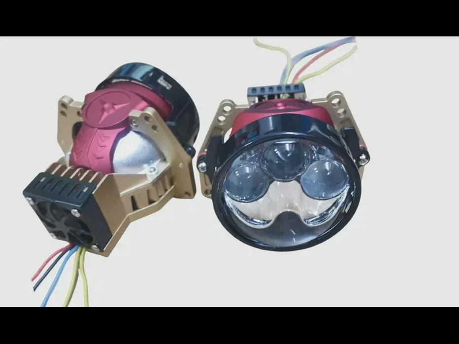 Tri-Light Laser LED Lens Headlight H7H4 Conversion Kit