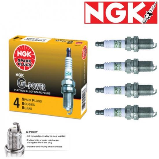 4 Pack Spark Plugs  G-Power 2010-2014 Chevrolet Equinox 2.4L L4 Kit