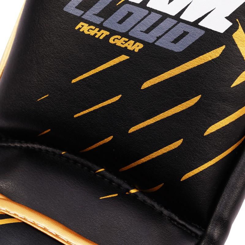 Stormcloud Lynx Mma Sparring Gloves Black/Gold 7Oz M/L
