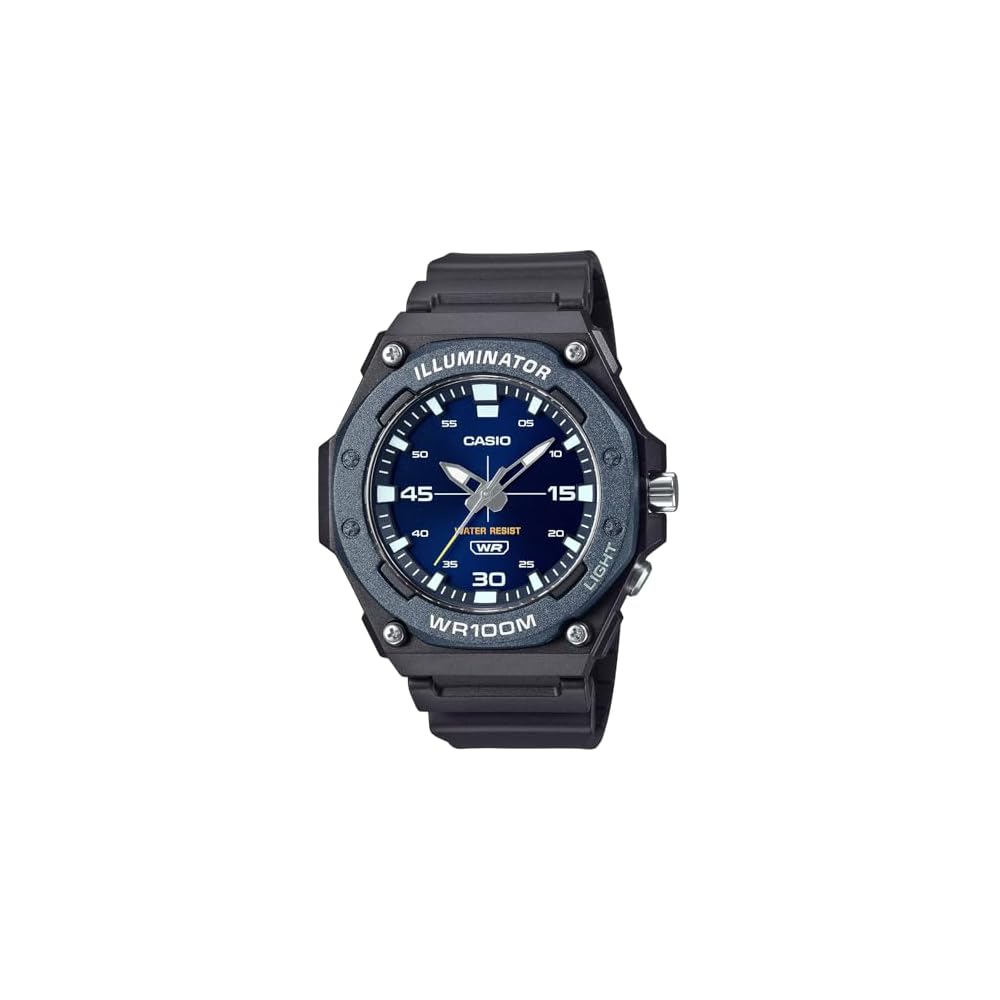 

Casio Standard Analog Quartz Watch with LED Light MW-620H-2AV Men s Navy Blue Imported Model