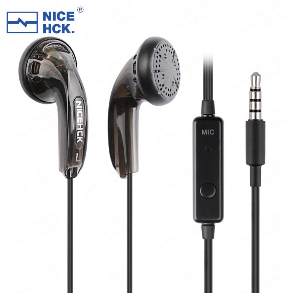 

Проводные наушники NiceHCK с плоской головкой, классические беруши MX500, тип C
