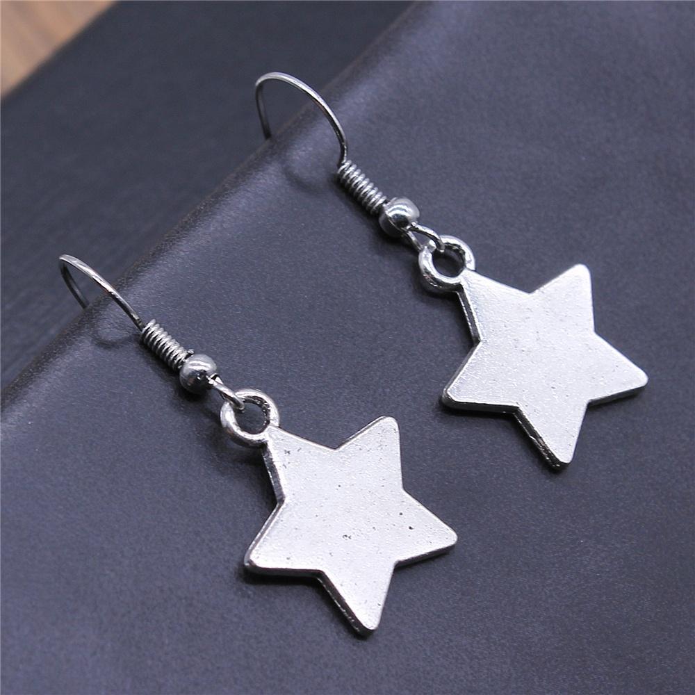 Vintage Totem Earring Sun & Moon Dangle Earrings Geometric Women Dangle Earrings Star Moon Female Korean Jewelry