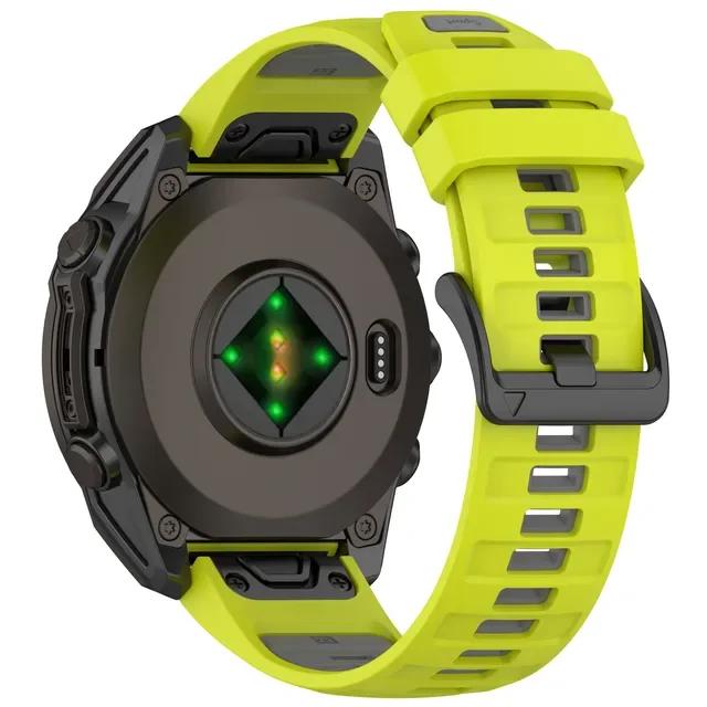 

26MM 22MM 20MM Silicone Strap For Garmin Fenix 8 51mm 47mm 43mm/E 7X 7 7S Pro 6X 6 6S 5X/Enduro 3 2 Original Quick Bracelet Band Quick Fit 22mm