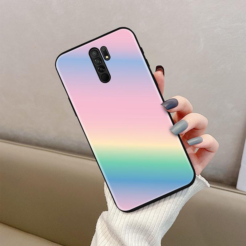 

Мягкий силиконовый чехол для телефона с блестящим радужным узором для Samsung Galaxy A51 A71 A50s IPhone Huawei Xiaomi Redmi 8A 9A OPPO Nokia Cover iPhone 5/5S/SE