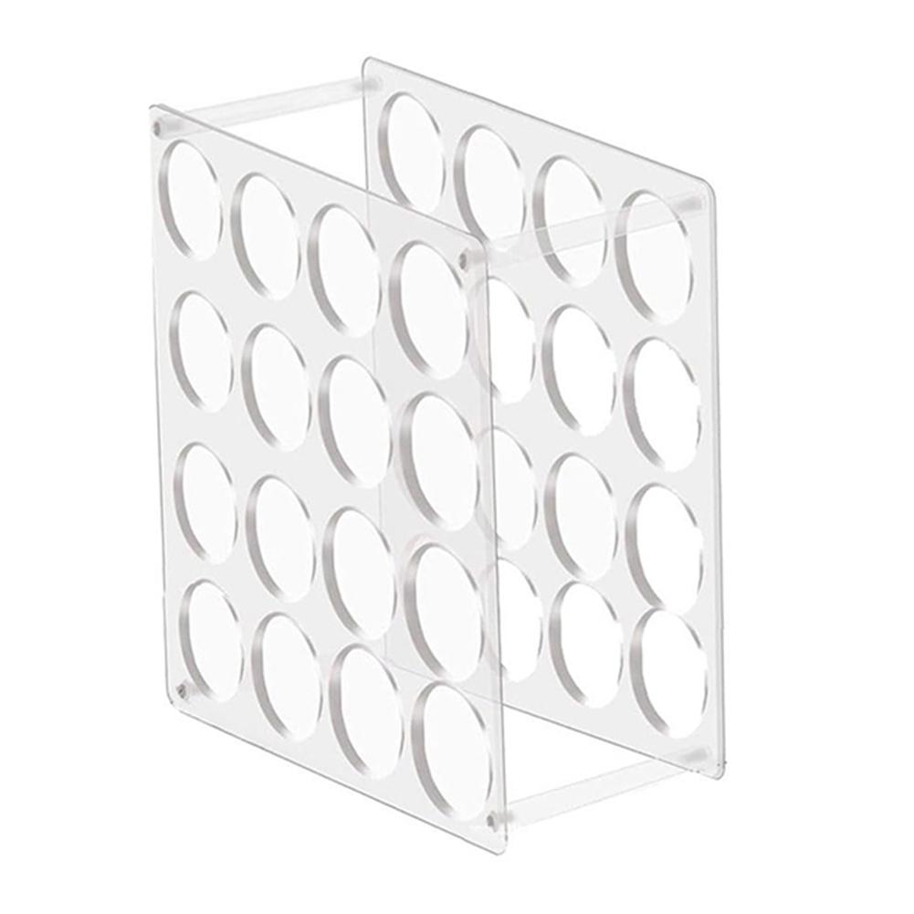 Vinyl Roll Storage Rack Art Supplies Organizer Craft Room Storage 16 Holes Acrylic Storage Rack Easy To Disassemble