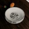 French Vintage Dining Plate Black Tulip Plate Household Ritual Set Western Food Dessert Cake Plate Afternoon Tea Cake Plate
