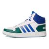 adidas Neo Mi-Épissage Absorption des Chocs Antidérapant Résistant à l'Usure Chaussures de Basket Rétro Femmes Baskets Blanc Bleu Vert GY5900