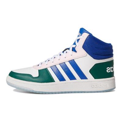 Neo Mid Splicing Stoßdämpfung Rutschfest Abriebfest Retro Basketballschuhe Damen Sneaker Weiß Blau Grün GY5900
