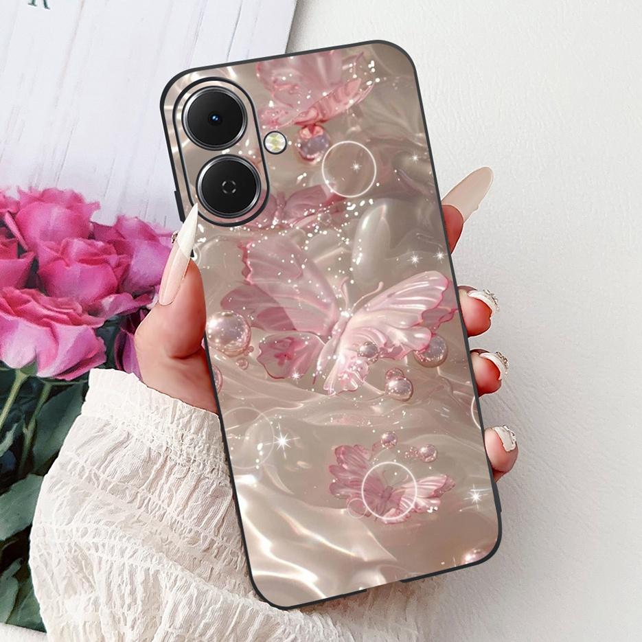 For Tecno Spark GO 2 Case LJ7 Popular Painted Cover 6.67'' Soft Silicone Phone Case For Tecno Spark Go2 SparkGo2 Back Cover Bags