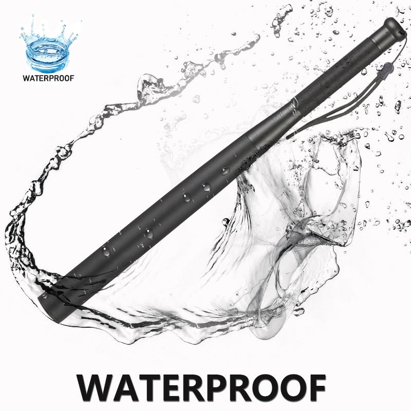 Baseball Bat LED Flashlight Waterproof Super Bright Baton Aluminium Alloy Torch for Emergency Self Defens Outdoor Lighting