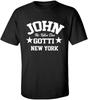 John Gotti New York Gangster Mob Mafia Men T Shirt Black