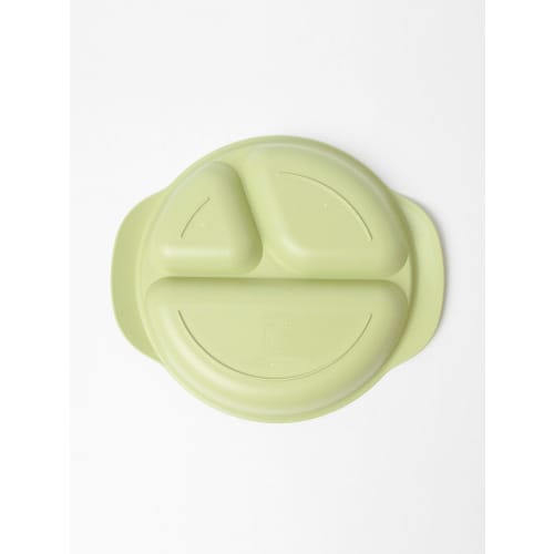 Kodomo Beams Iiwan Lunch Plate for Kids, Leaf Green, One Size