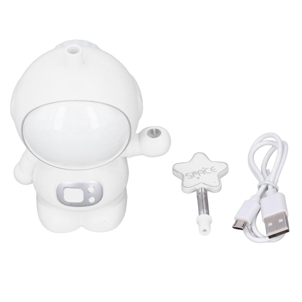 LED Schreibtischlampe 2 Beleuchtungsmodi Augenschutz USB-Aufladung Astronaut Nachtlicht mit Bleistiftspitzer für Heimschreibtisch