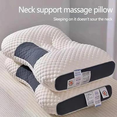 Servikal Ortopedik Boyun Yastığı Uykuya Yardımcı Olur ve Yastık Boyunu Korur Ev Soya Fasulyesi Elyaf SPA Uyku İçin Masaj Yastığı