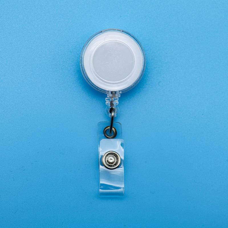 Retractable Badge Reels With Heavy Duty Belt Clip Smooth Retraction For Nurses Office Staff Students Use