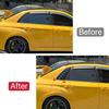 Car Rear Window Louver Shutter Cover Fit For Subaru Impreza WRX STI  2011 2012 2013 2014 Side Vent Trim Windshield Cover