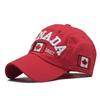 Berretto da Baseball in Cotone Unisex Papà del Canada Berretto con Bandiera Foglia d'Acero Berretto Unisex Ricamato Cappelli da Sole da Esterno per Adulti