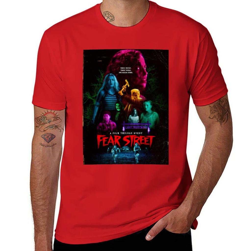 Fear street TShirt plain Short sleeve tee oversizeds men clothings