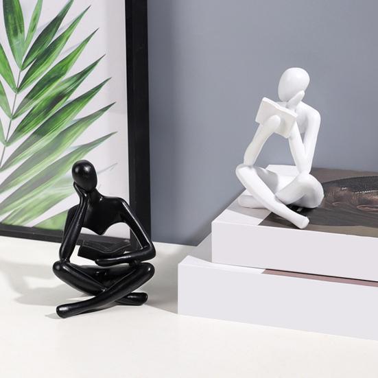 Abstract Thinker Resin Ornament Delicate Colors Fine Textures Realistic Poses Living Room Light Luxury Decorations
