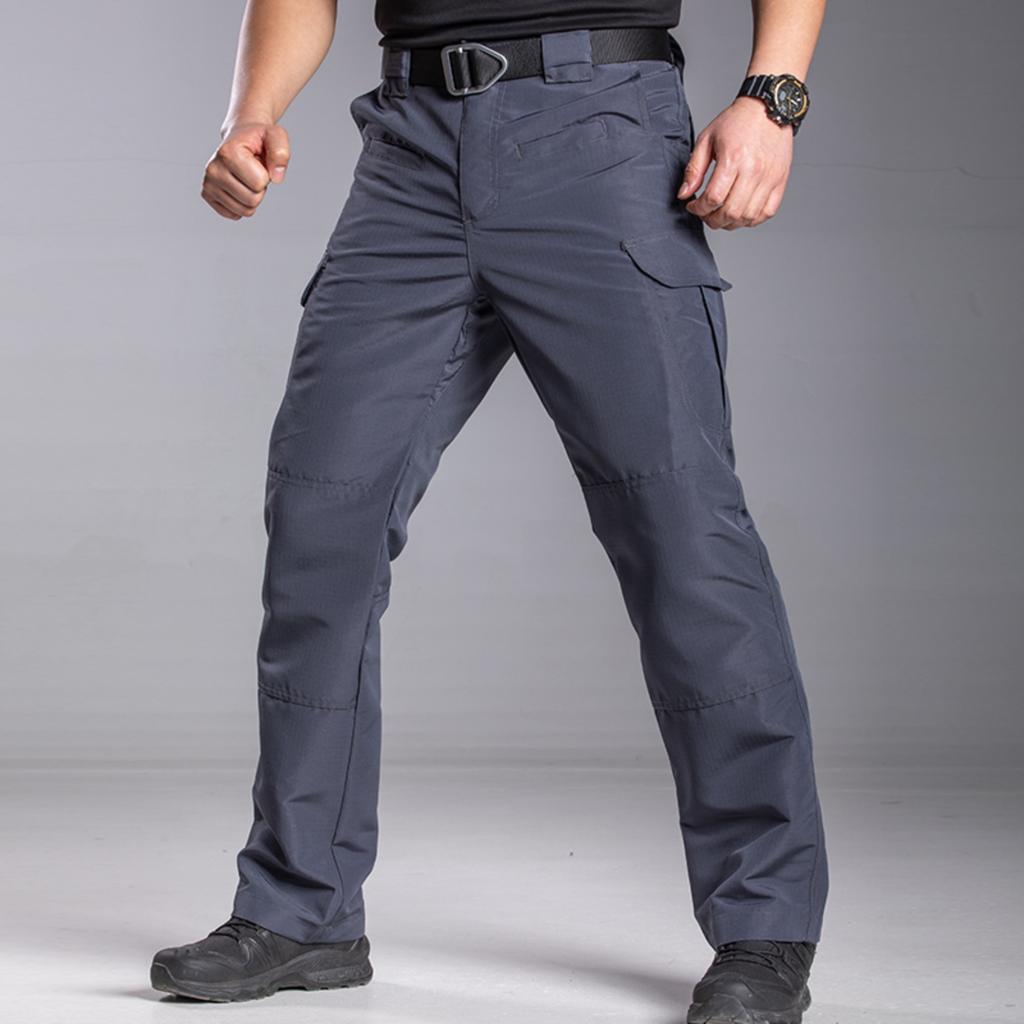 Mens Pants Ripstop Cargo Work Pants With Multi-pocket Water Resistant Breathable Hiking Camping Travel Fishing Construction Pants