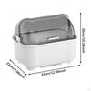 Dish Rack Dryer Tray Drainer Space Saving Dustproof Bowl and Chopstick Utensil Storage