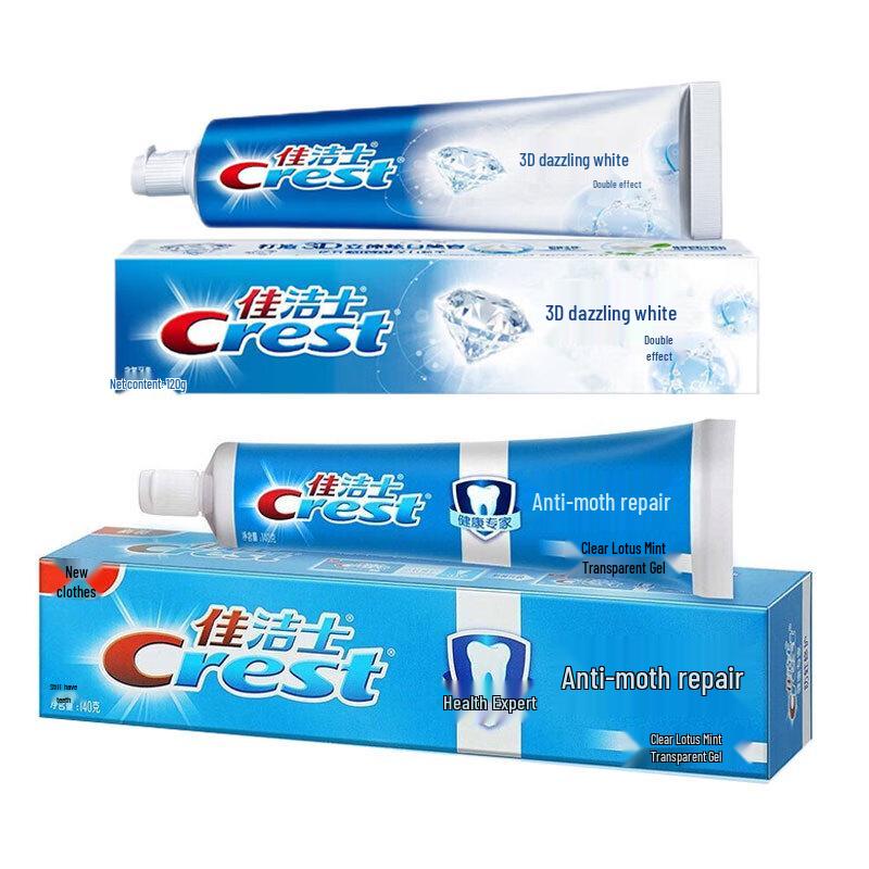 Crest Toothpaste Twin Pack: Anti-Cavity & 3D White