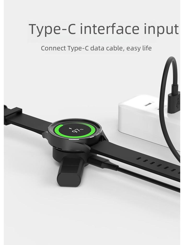 USB Dual Mode Wireless Charger for Samsung Galaxy Watch7/6/5/4/Active2/S3