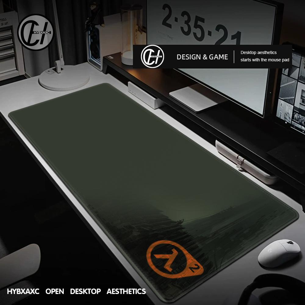 Alfombrilla de Ratón Half Life Gamer Mesa de Escritorio Juego de Mesa Oficina Trabajo Alfombrilla de Ratón XXL Antideslizante Portátil PC Accesorios de Escritorio Alfombra Gamer Esterilla de Mesa