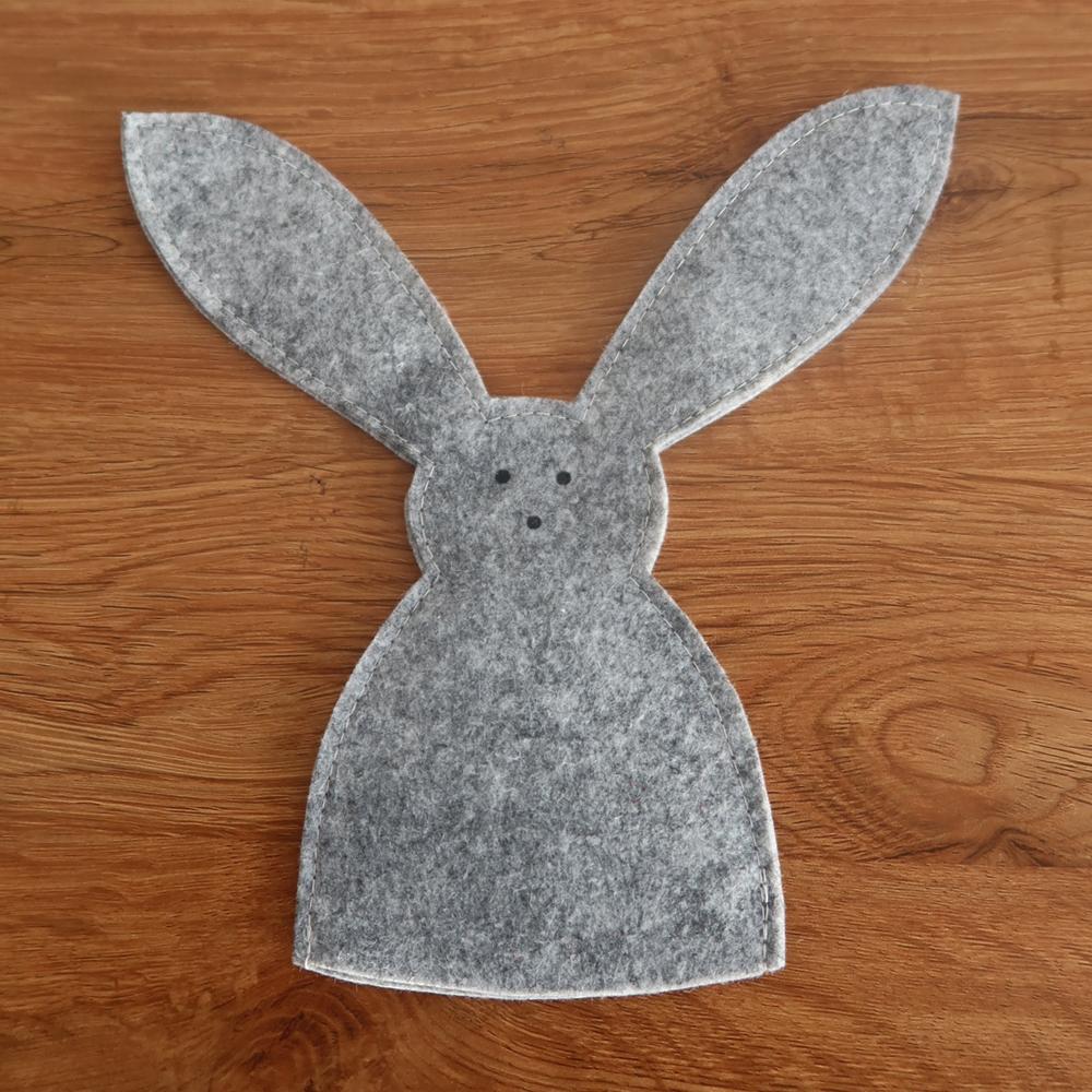 4pcs/set Easter Egg Cover Cute Rabbit Egg Bag Easter Party Favor Gift Decorations