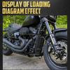 Motorcycle Front Crash Bar Highway Footpeg Engine Guard Protector Bumpers For Harley Softail Fat Boy Low Rider Breakout 2018-24