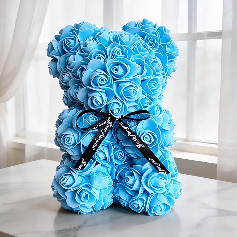 Rose Bear: Preserved Flower Gift for Girlfriend - Perfect for Birthdays, Valentine's, and Proposals