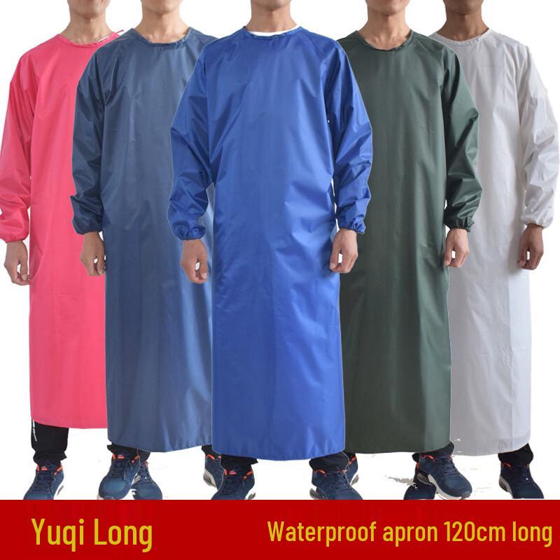 Waterproof Long-Sleeve Work Apron