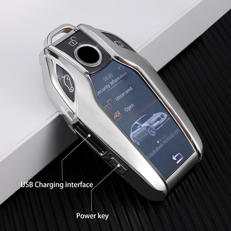 Soft TPU Car Key Case Cover Key Bag for BMW 5 7 Series G11 G12 G30 G31 G32 I8 I12 I15 G01 X3 G02 X4 G05 X5 G07 X7 Accessories