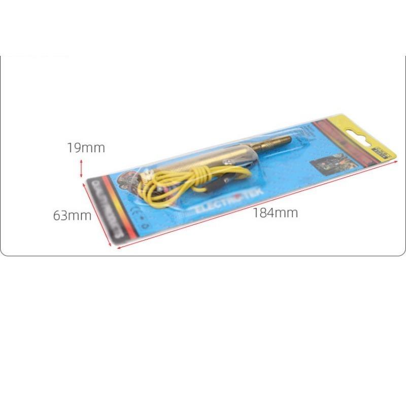 

Медный тестер автомобильных цепей Портативный тестер для ремонта транспортных средств Инструмент для диагностики цепей автомобиля 10.2*4.3*1.1cm золотой
