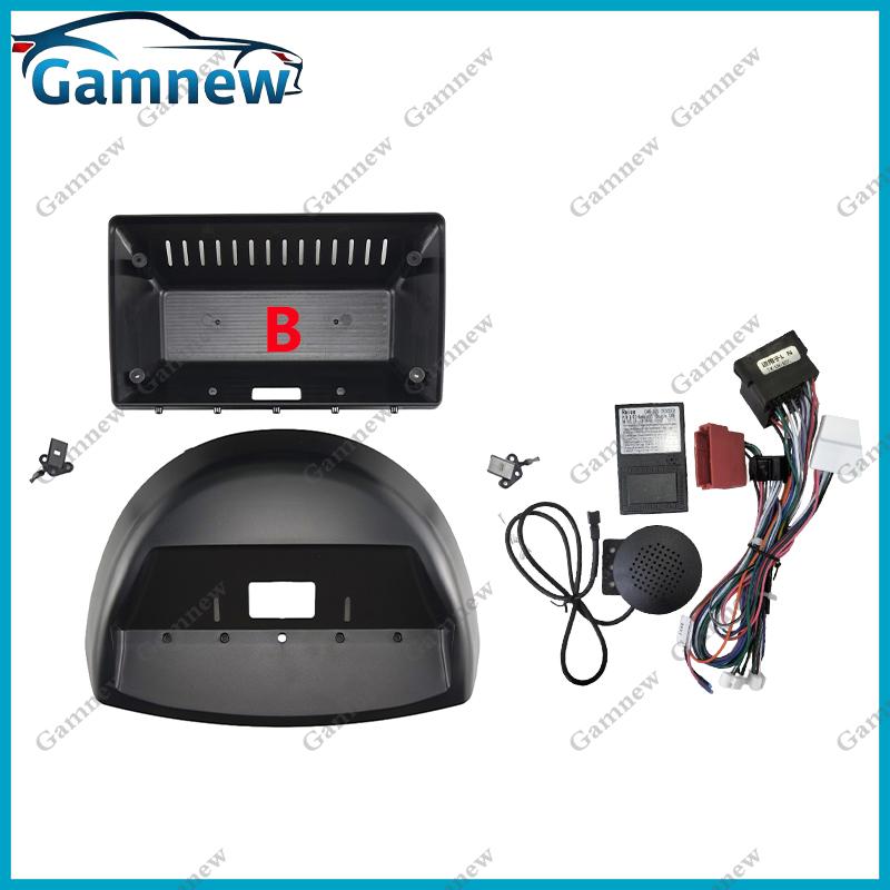 9 Inch Car Frame Fascia Canbus Box Adapter Android Radio Dash Fitting Panel Kit For Renault Clio 2 2000-2012