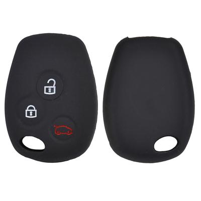 Silikon Schlüsselhülle für Renault Clio Scenic Megane Duster Sandero Captur Twingo Modus Fluence 3 Tasten Schutz Fernbedienung