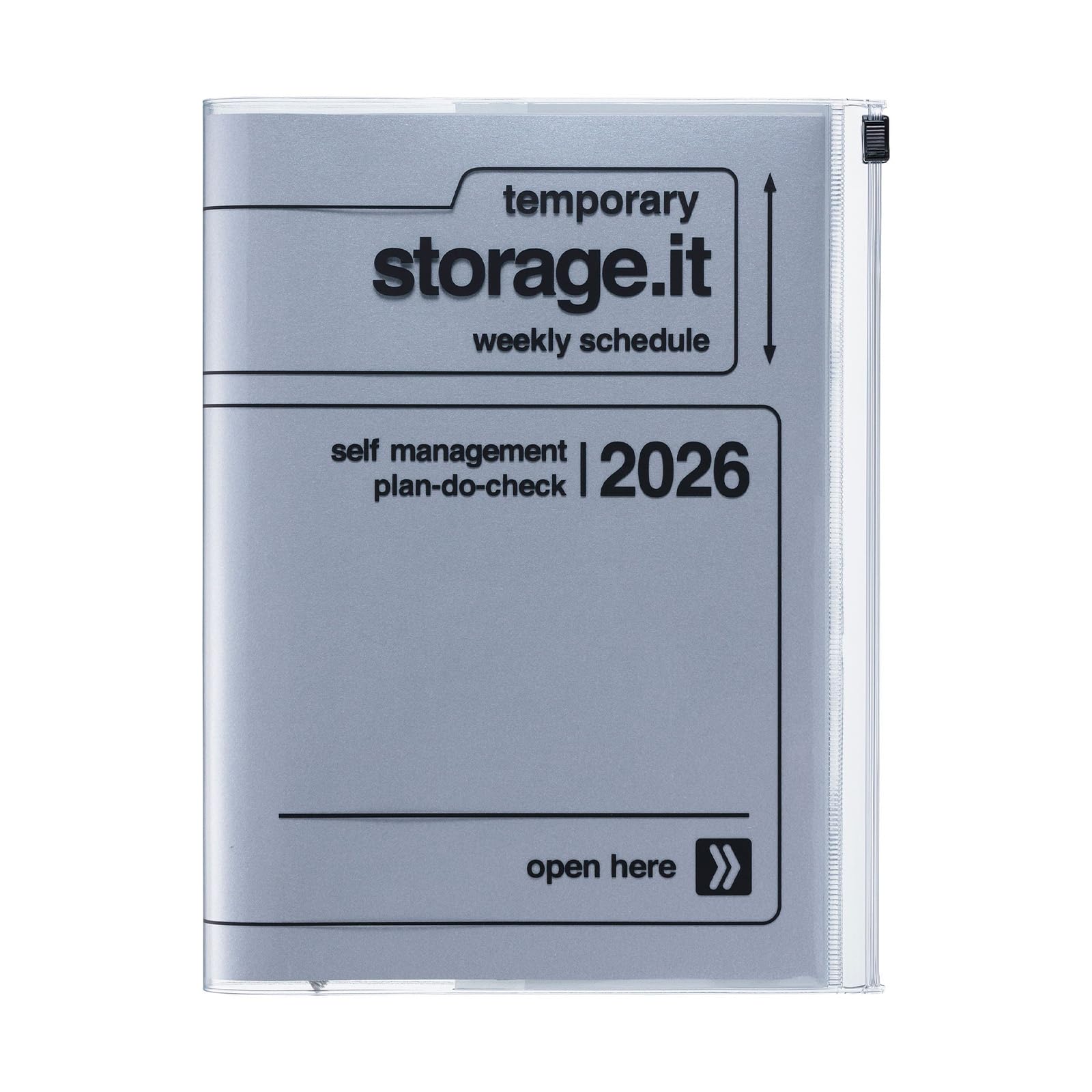 2025 Weekly Vertical A5 Starting September Storage It International Planner, Schedule, 2025, Silver, MARK S Planner, 26DRI-HV01-SV
