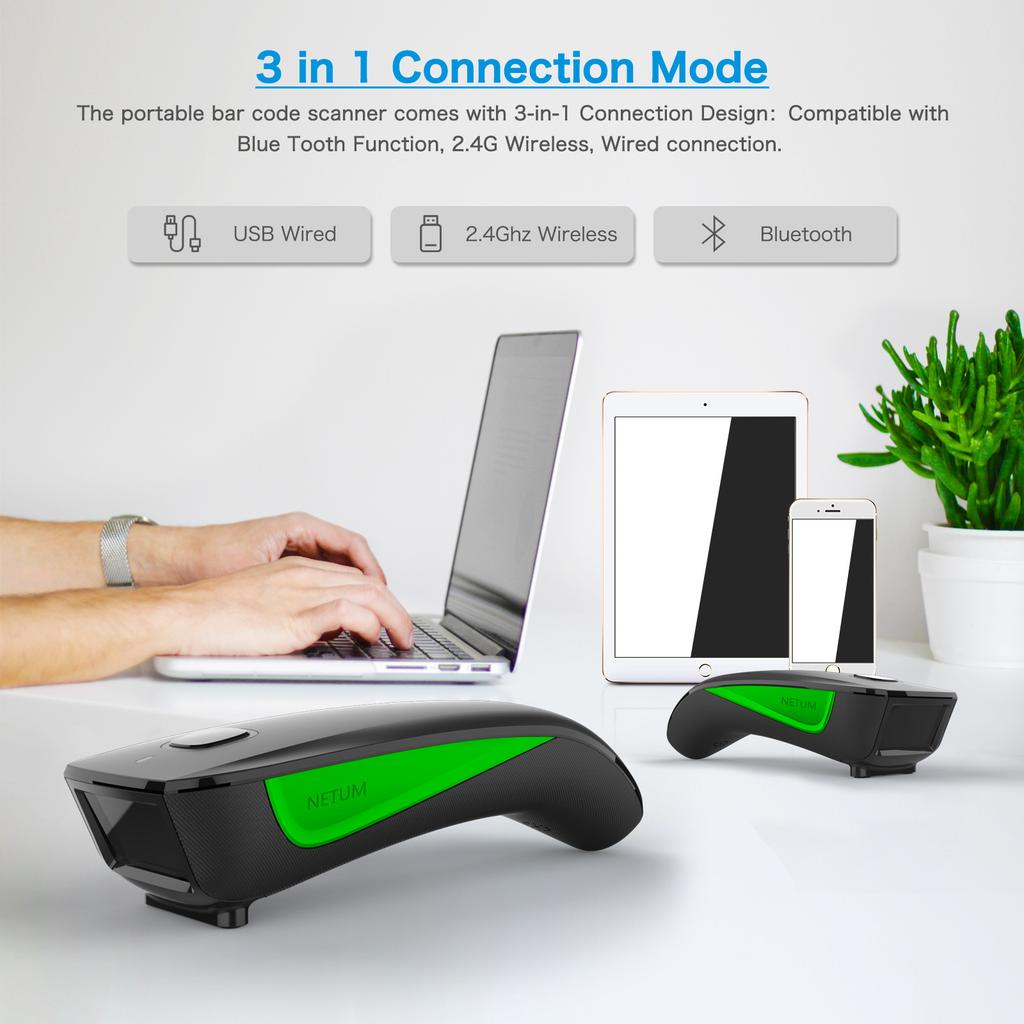 NETUM C750 Pocket Bluetooth 2D Barcode Scanner