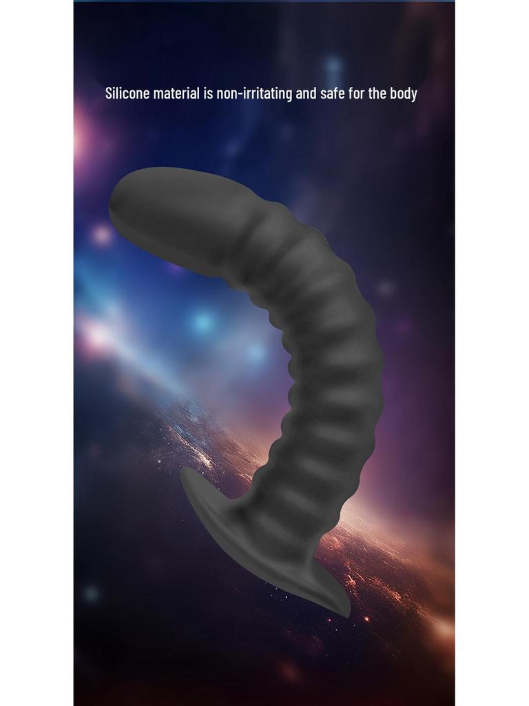 External Thread Anal Plug Tail Bead Toy for Women - SM Flirting Adult Sex Toy