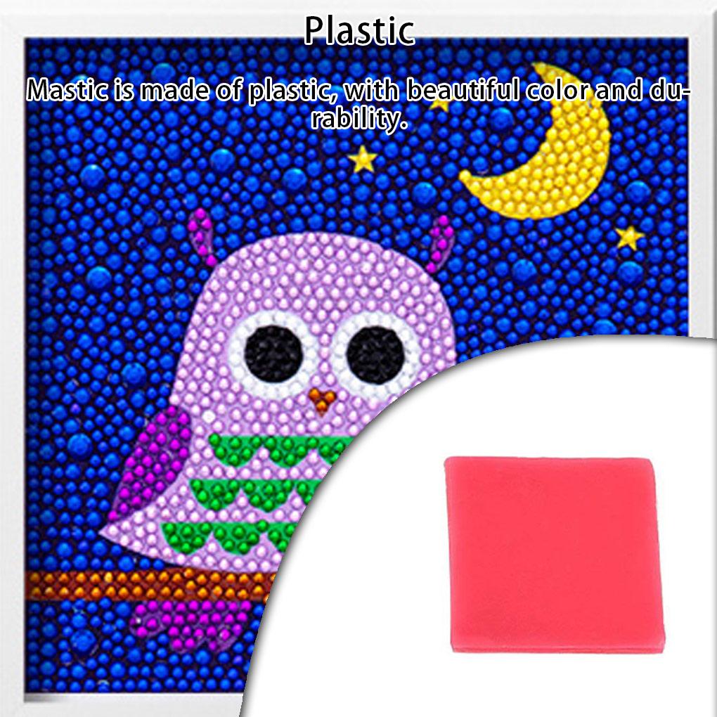 Quadratischer Leichter Malerei Kleber Ton Verschleißfester Punktierkleber Rutschfest Wiederverwendbar Kristallmalerei Zubehör Wachs Knete