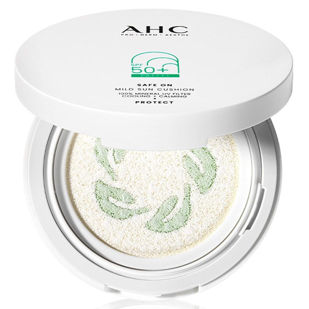 AHC Safe On Cica Мягкий Солнцезащитный Кушон Основной Продукт 25 г + Пуховка (1 комплект)