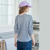 Women's Floral Cold-Shoulder Long-Sleeve Knit Top