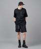 COMSPACE1980 Side Slit Design T-Shirt_Black