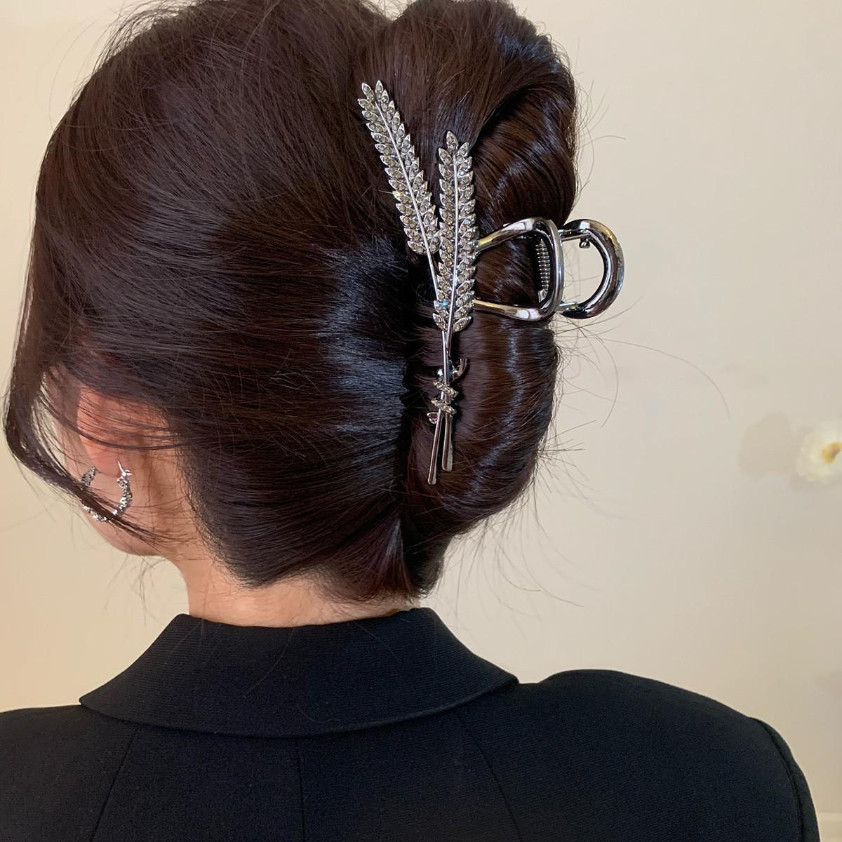 High End, Light Luxury Clip, Заколка для волос, Заколка для волос, Аксессуар для затылка One Size чёрный