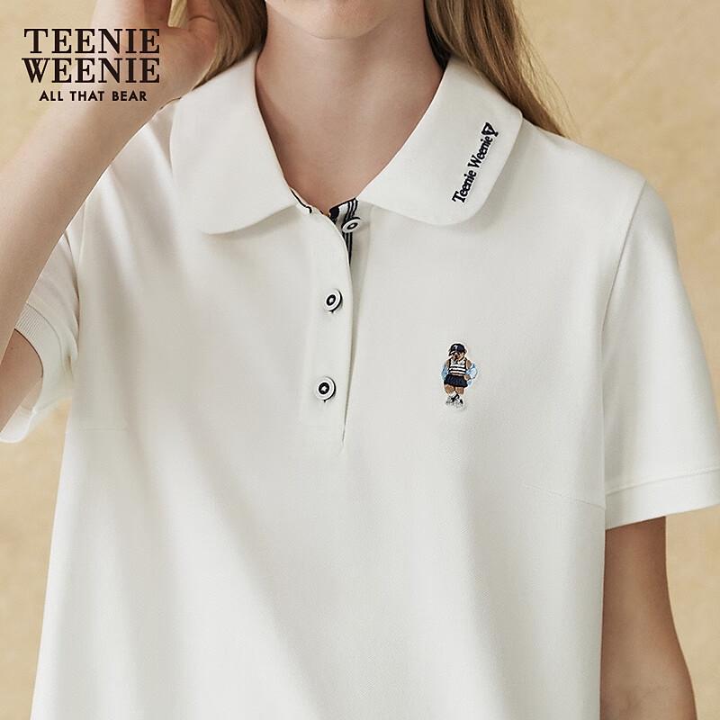Teenie Weenie Women's Embroidered Polo A-Line Dress
