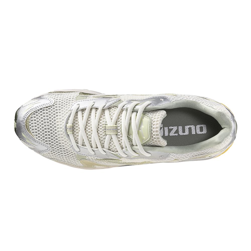 Mizuno Tenisky Wave Rider 10 x Světle zelená x 2E, Off-White Stříbrná, 30,0 cm,